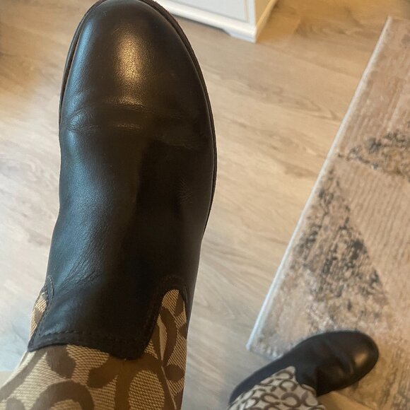 COACH Leather CHRISSI Knee High Riding Boot - Picture 11 of 11